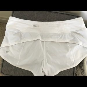 White size 8 Speed Up Short